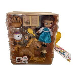 Disney Store Animators Collection Beauty and the Beast Belle Mini Doll Playset